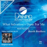 What Salvation's Done For Me [Music Download]