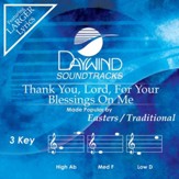 Thank You, Lord, For Your Blessings On Me [Music Download]
