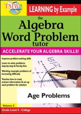 Algebra Word Problems - Age Problems [Video Download]