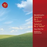 Mendelssohn: Symphony No. 3 Scottish & Symphony No. 4 Italian [Music Download]