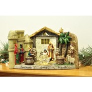 The Panoramic Nativity with Gold, Frankincense & Myrrh