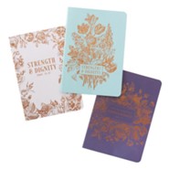 Strength & Dignity Notebooks, Set of 3