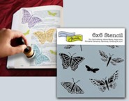 Mariposas Butterflies, Bible Journaling Stencil