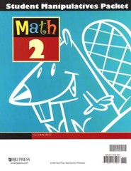 BJU Press Math Grade 2 Student Manipulatives Packet, Third Edition