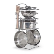 Stainless Steel Pots & Pans Playset