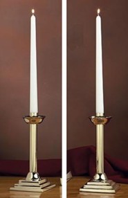 Brass Candlesticks, Set of 2