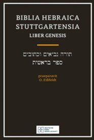 Biblia Hebraica Stuttgartensia Liber Genesis