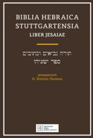 Biblia Hebraica Stuttgartensia Liber Jesaiae