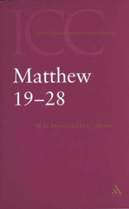 ICC Matthew 19-28, Volume 3