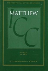 Matthew 19-28, International Critical Commentary