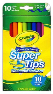 Crayola Super Tips 50 Rotuladores Fine Line Washable Markers