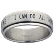 I Can Do All Things Spinner Ring, Size 7