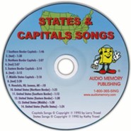 Audio Memory States & Capitals CD Only