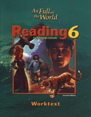 BJU Press Reading 6: Full as the World Student Worktext, Second Edition