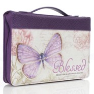 Blessed, Butterfly Bible Cover, Medium