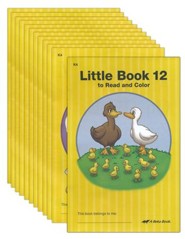 Abeka Little Books to Read and Color 1-12 (12-book set)