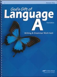 Abeka God's Gift of Language A Writing & Grammar Work-text  Answer Key