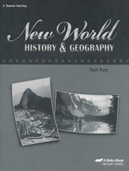 Abeka New World History & Geography Tests Key