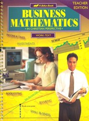 Abeka Business Mathematics Teacher Edition