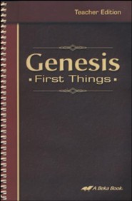 Abeka Genesis: First Things Teacher Edition