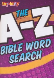 A - Z Bible Word Search itty-bitty Bible Activity Book
