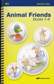 Abeka Animal Friends Books 1-8 Teacher Copy