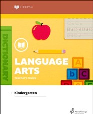 Lifepac Language Arts, Kindergarten, Teacher's Guide