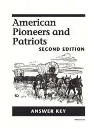 American Pioneers and Patriots Answer Key, 2nd Edition, Grade 3