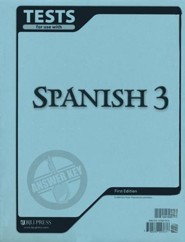 BJU Press Spanish 3, Tests Answer Key