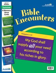 Bible Encounters Middler (Grades 3-4) Memory Verse Visuals