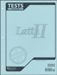 BJU Press Latin II, Tests Answer Key