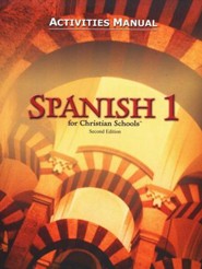 BJU Press Spanish 1 Student Activities Manual (Second Edition)