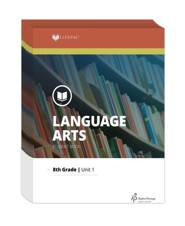 Lifepac Language Arts, Grade 8, Workbook Set