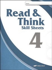 Abeka Read & Think Skill Sheets 4