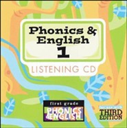 BJU Press Phonics & English Grade 1 Songs Audio CD