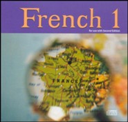 BJU Press French 1 Audio CD's Set, Second Edition