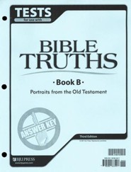 BJU Press Bible Truths Level B (Grade 8), Tests Answer Key, 3rd Edition