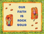Instant Bulletin Board - Our Faith is Rock Solid - PDF Download [Download]