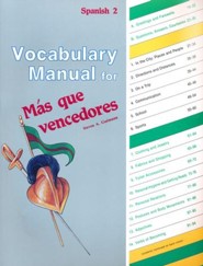 Abeka Mas que vencedores Spanish Year 2 Vocabulary Manual