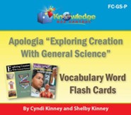 Apologia Exploring Creation With General Science Vocabulary Word Flash Cards (1st & 2nd Editions) - PDF Download [Download]