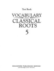 Vocabulary from Classical Roots Blackline Master Test: Book 5 (Homeschool Edition)