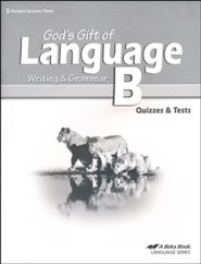 Abeka God's Gift of Language B Quizzes & Tests