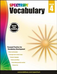 Spectrum Vocabulary Grade 4 (2014 Update)