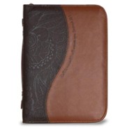 Call To Me and I Will Answer You Bible Cover, Chocolate and Brown, Large
