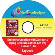 Apologia Exploring Creation with Zoology 1: Flying Creatures of the 5th Day Lapbook Package (Lessons 1-14) PDF CD-ROM