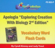 Apologia Exploring Creation With Biology (2nd Edition) Vocabulary Word Flash Cards (Printed)
