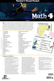 BJU Press Math Grade 4 Visual Packet Teacher's Edition (Third Edition)