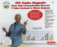 7-Value Jumbo Magnetic Place Value Demonstration Discs Set