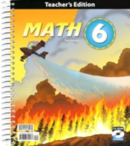BJU Press Math Grade 6 Teacher's Edition (Third Edition)