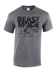 Beast Mode Shirt, Gray, XX-Large